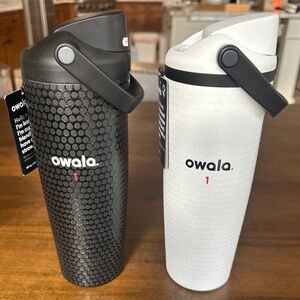 Owala 30oz FreeSip Sway Golf Tumbler Out of Bounds Water Hazard Black White Set